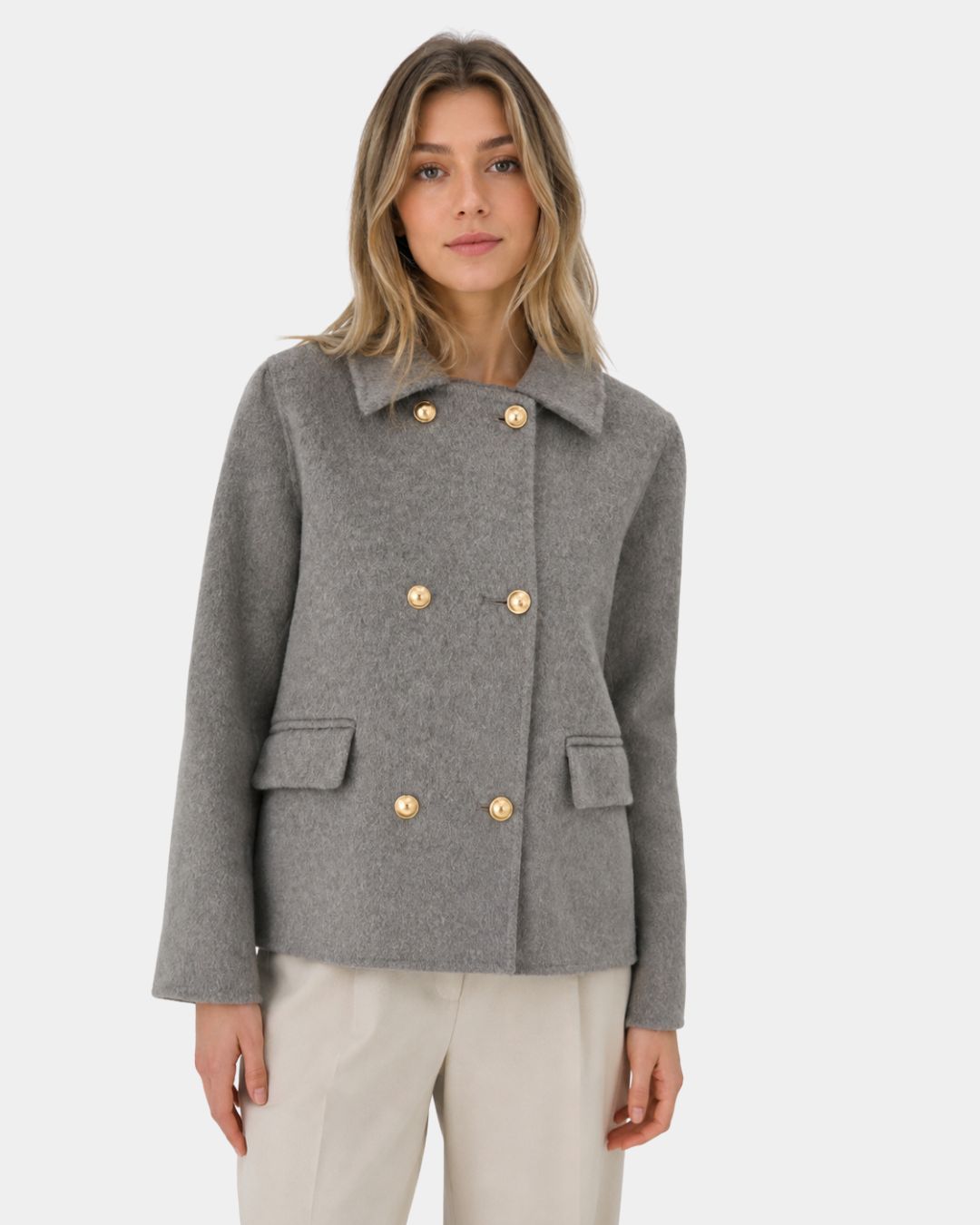 Mélisya | Elegant Coat with Collar