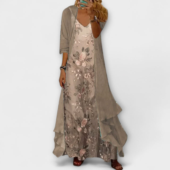 Mara - Maxi Dress with Jacket (2-Piece Set)