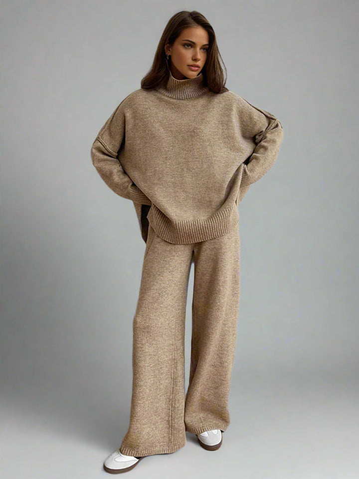Amara Turtleneck Knit Lounge Set