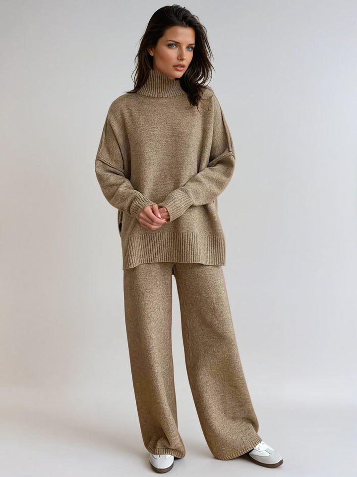 Amara Turtleneck Knit Lounge Set
