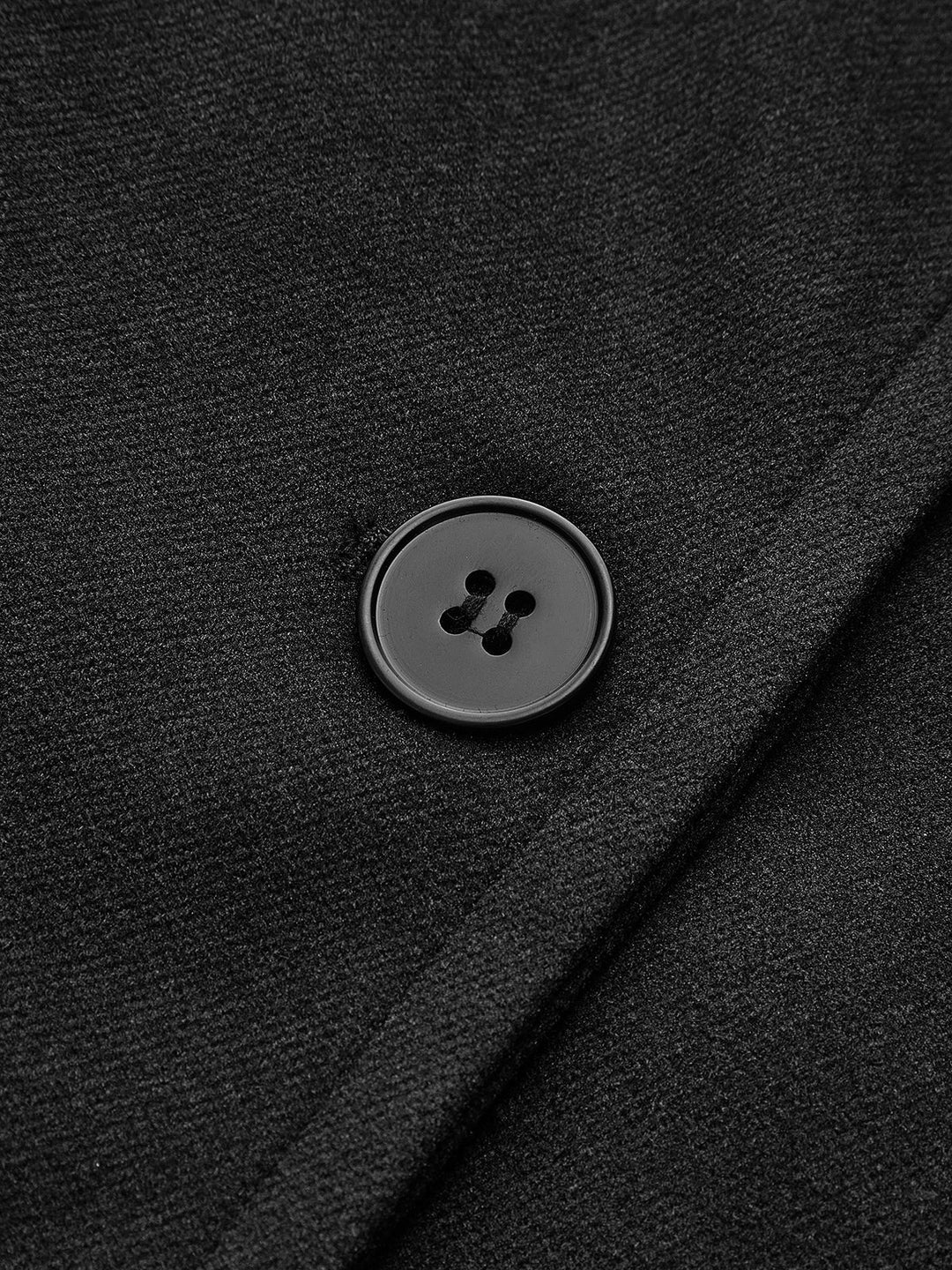 Women's Oversized Wool-Blend Coat with Button Closure
