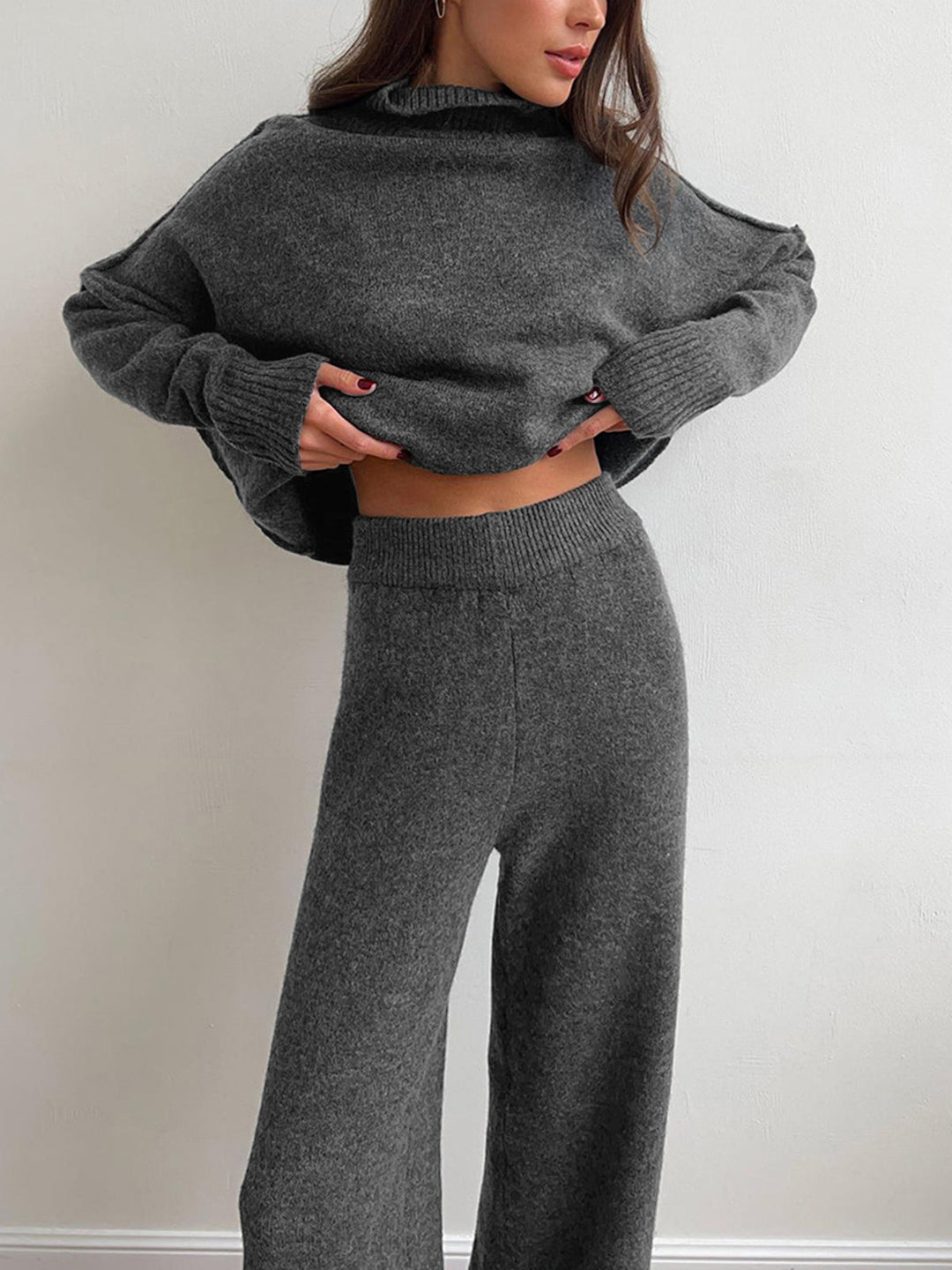 Amara Turtleneck Knit Lounge Set