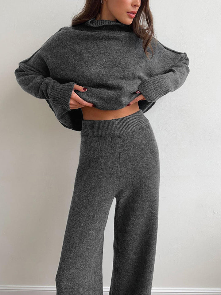Amara Turtleneck Knit Lounge Set