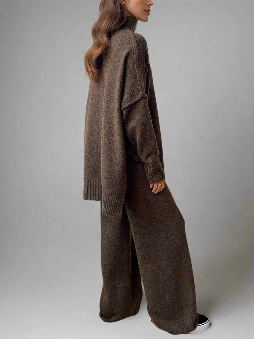 Amara Turtleneck Knit Lounge Set