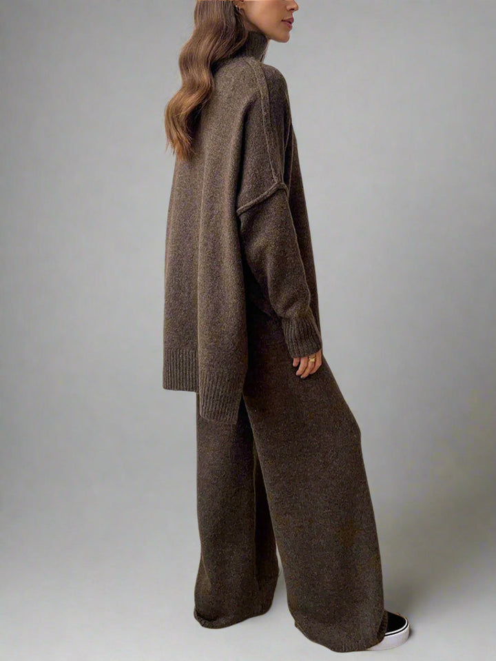 Amara Turtleneck Knit Lounge Set