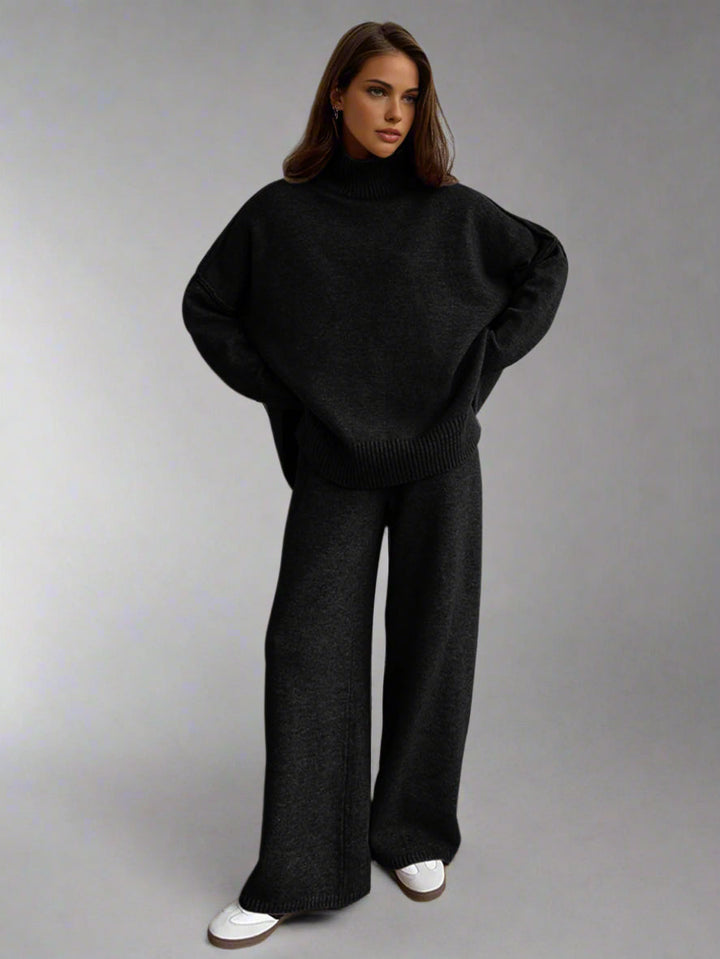 Amara Turtleneck Knit Lounge Set