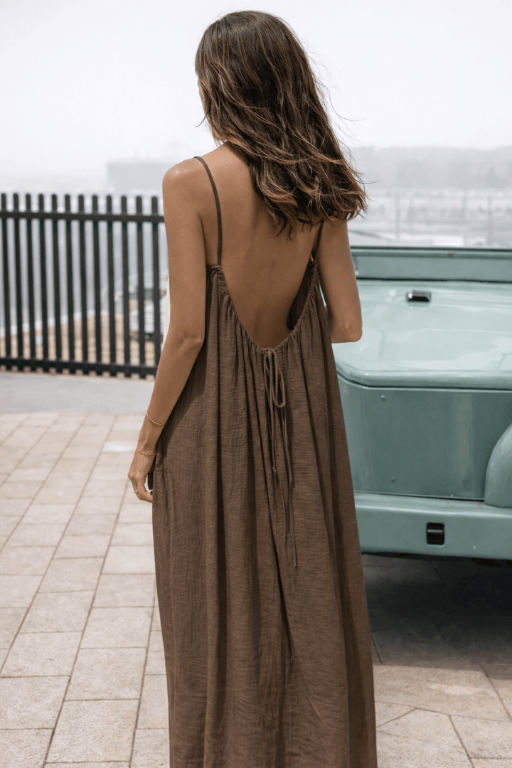 Backless Maxi Dress