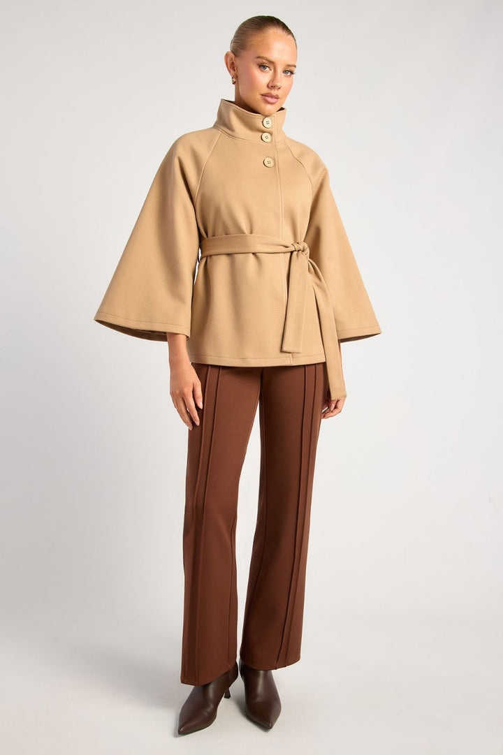 Celine Cape Coat | Camel