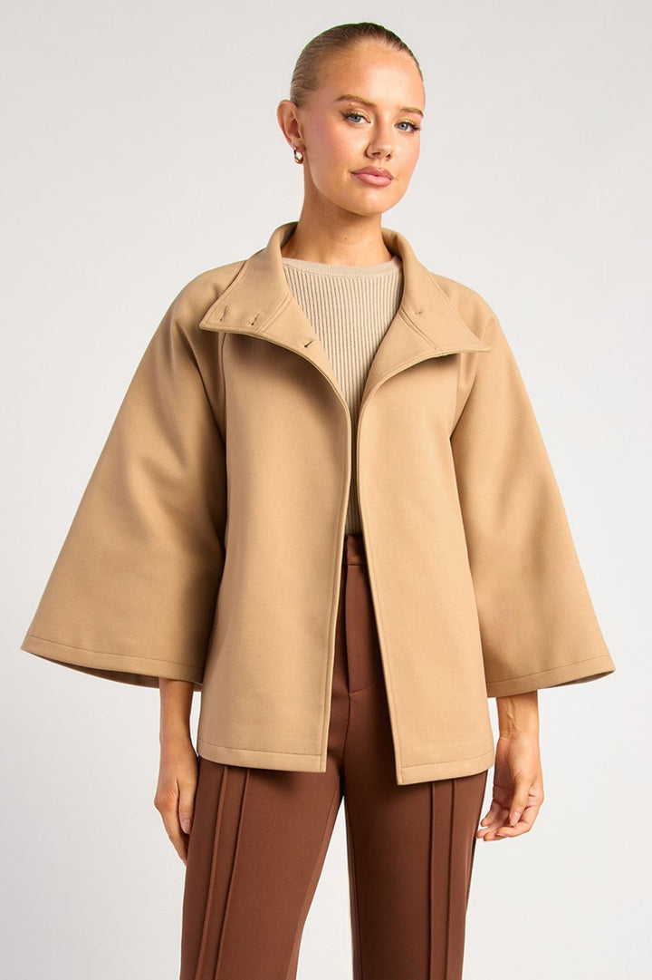 Celine Cape Coat | Camel