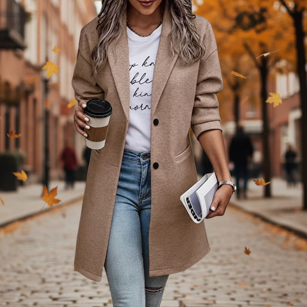 Long women's coat - Helga