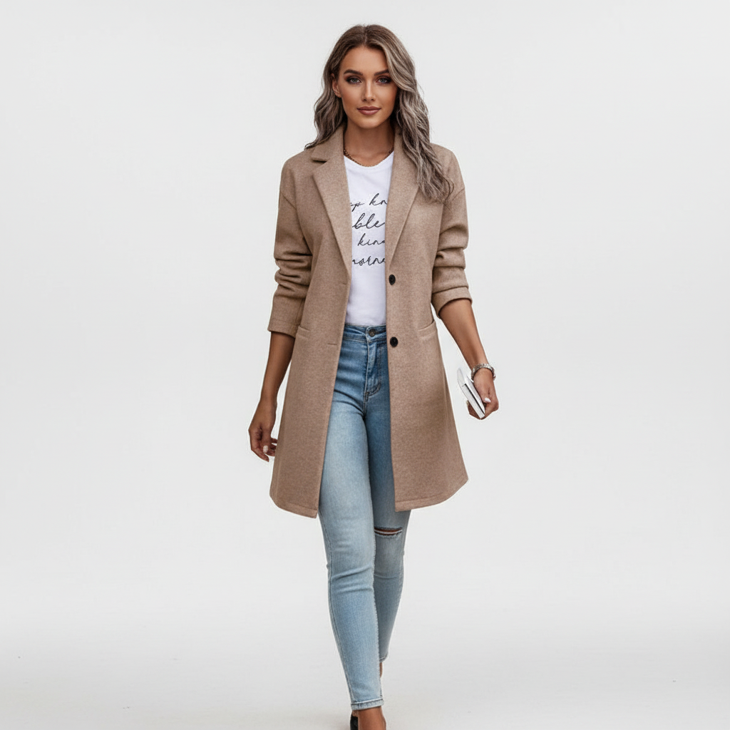 Long women's coat - Helga