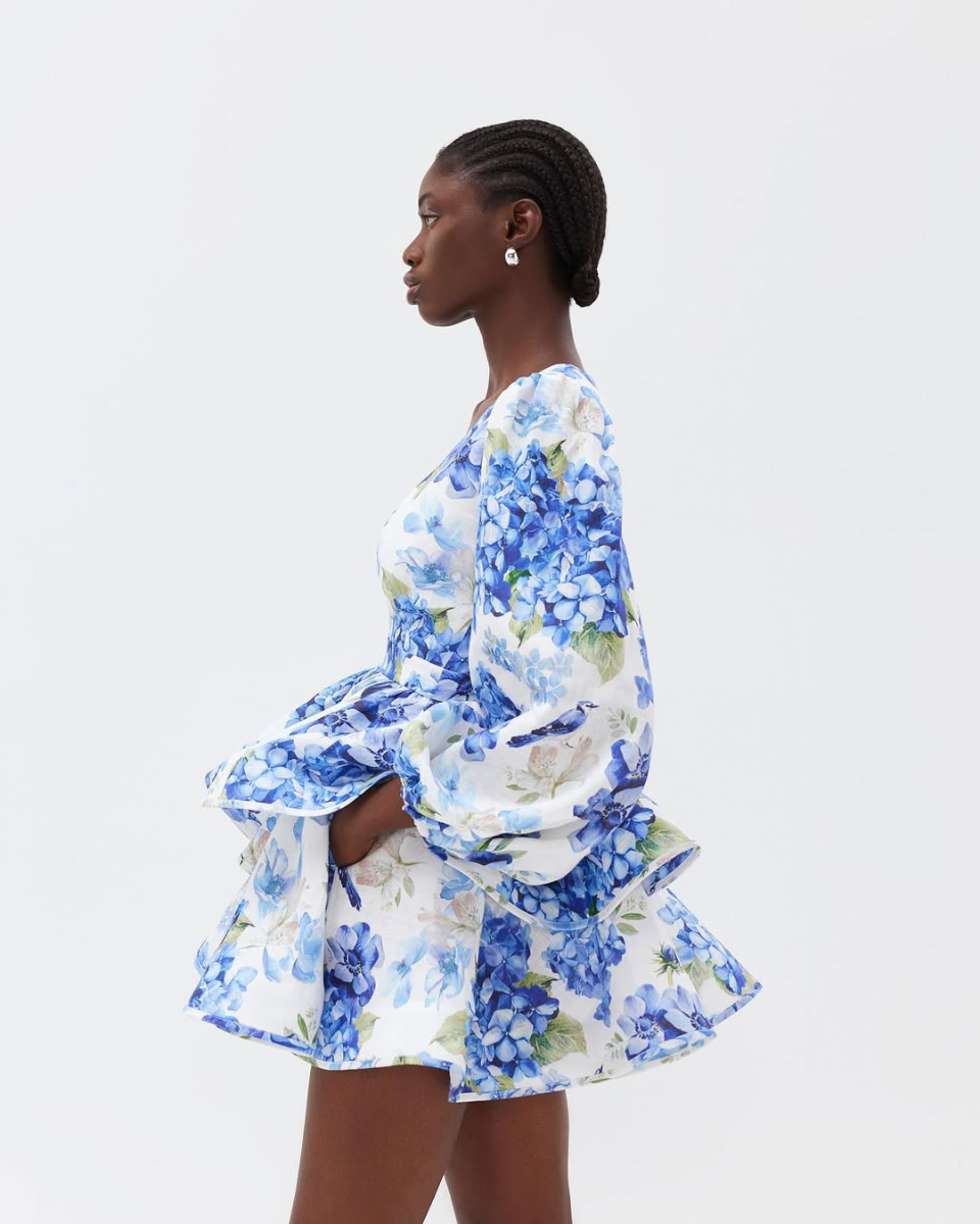 Lilly | Tiered Peplum Mini Dress