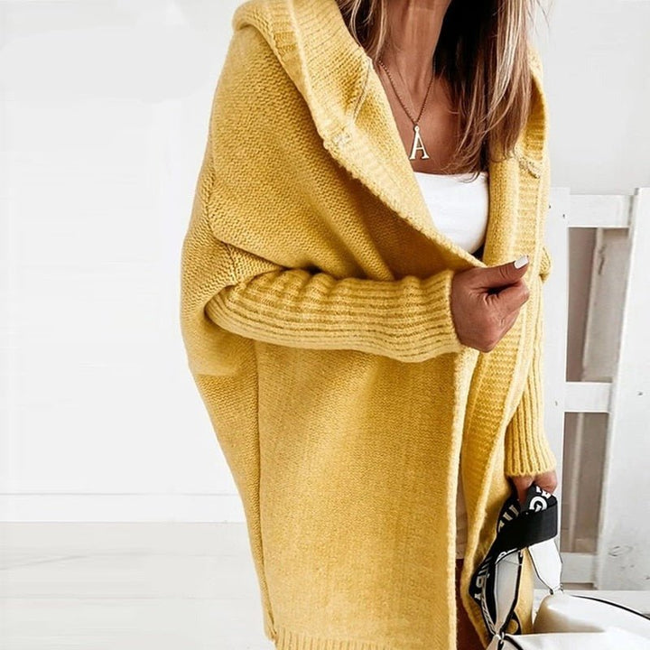 Oversized Hooded Cardigan for Women, Cozy Layering