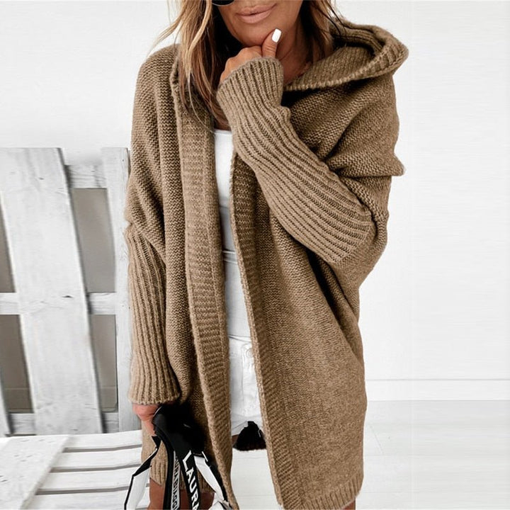 Oversized Hooded Cardigan for Women, Cozy Layering