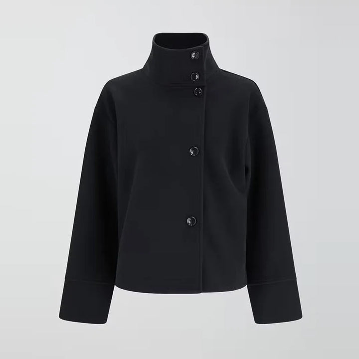 Stand Collar Women's Pea Coat