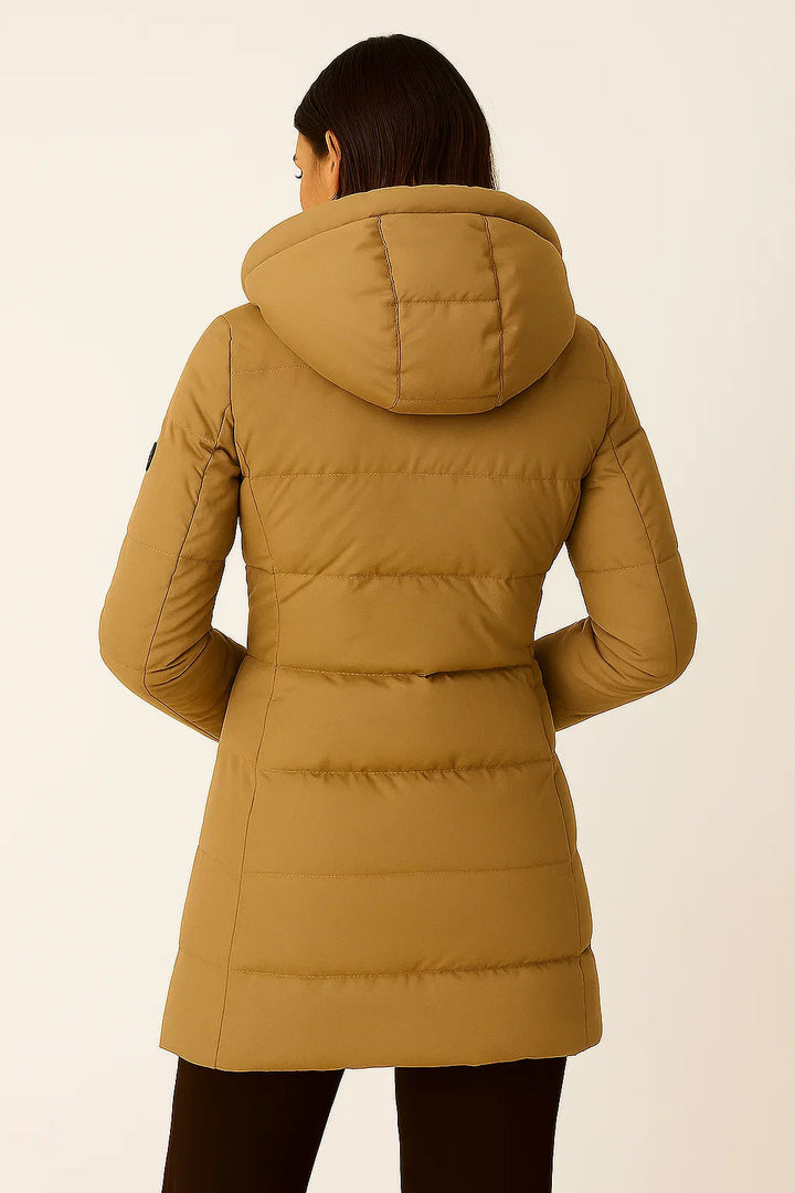 Nora Women's Black Puffer Jacket | Insulated, Stylish Autumn & Winter Outerwear