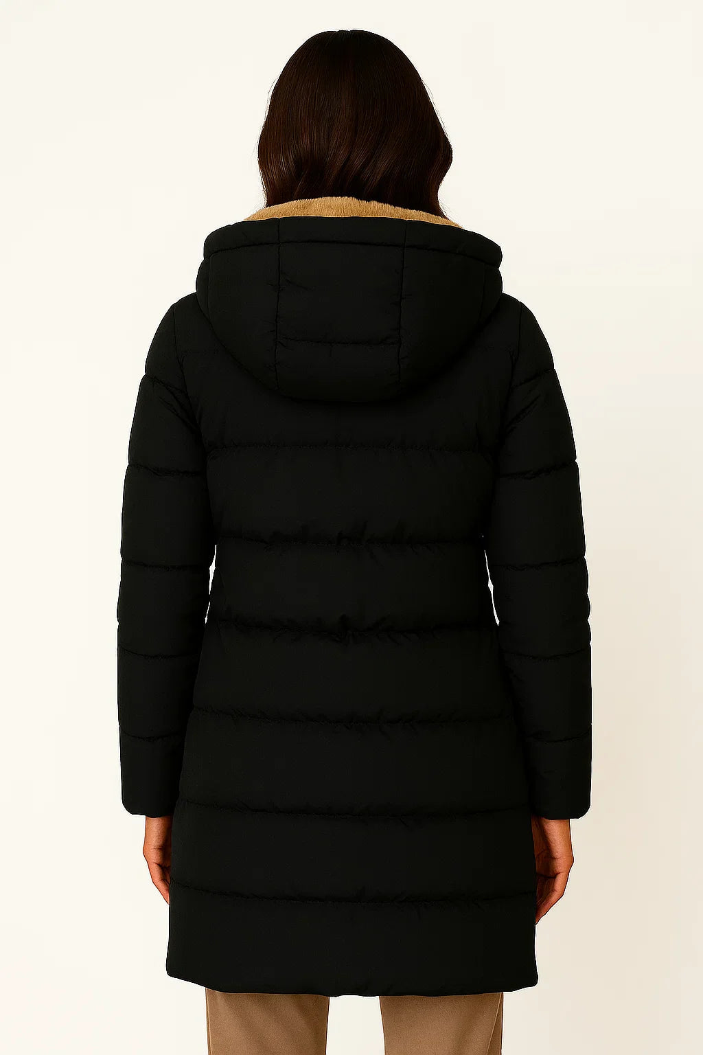 Nora Women's Black Puffer Jacket | Insulated, Stylish Autumn & Winter Outerwear