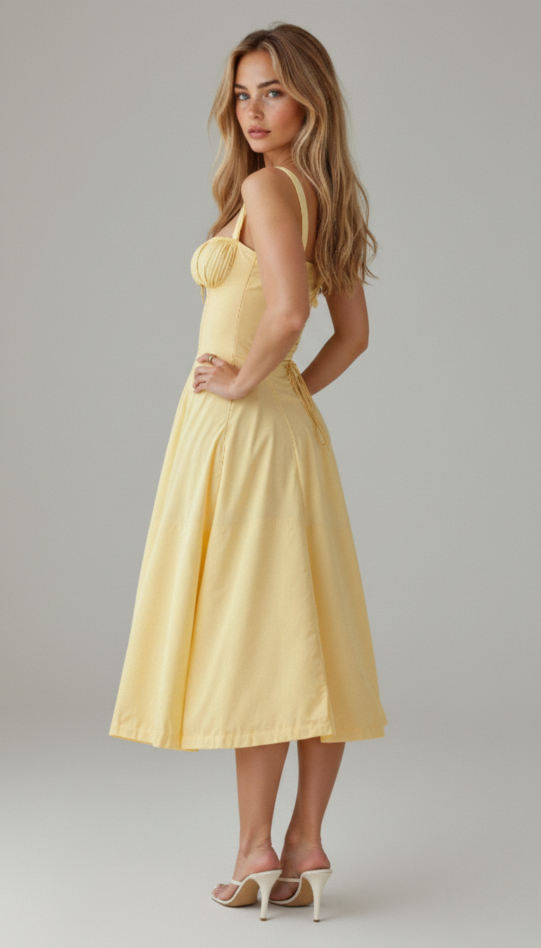 Cerene | Women’s Floral Midi Dress