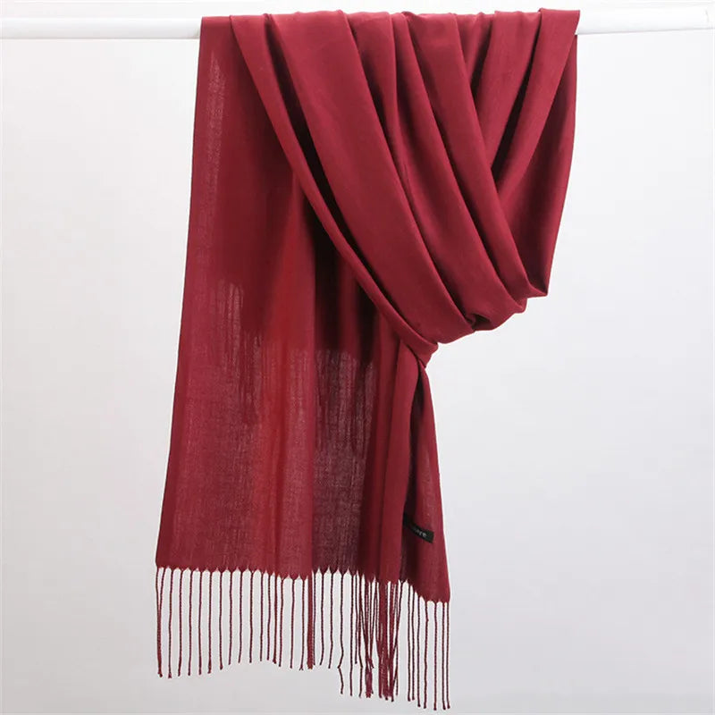 Women's Luxurious Cashmere Scarf - Soft & Stylish Warmth